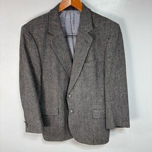 Vintage Brookcraft Men’s Blazer Sportscoat Wool Tweed sz 42S